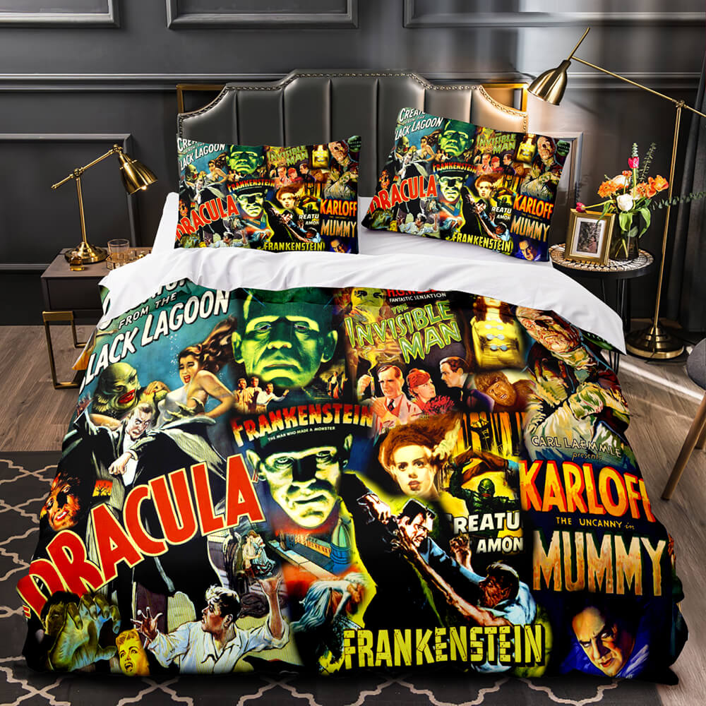 The Monster Squad Bedding Set Quilt Duvet Cover Bedding Sets for Kids