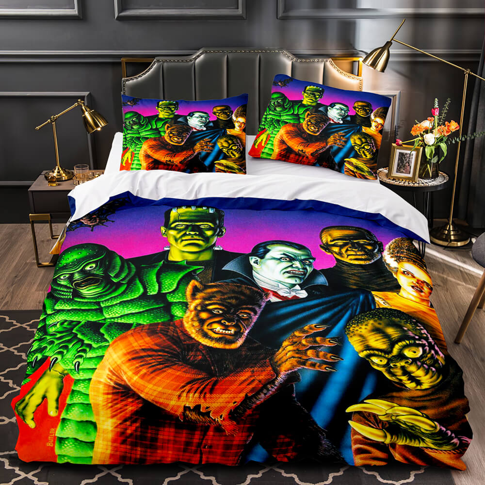 The Monster Squad Bedding Set Quilt Duvet Cover Bedding Sets for Kids