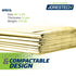 Thermal Foil Weatherproof Emergency Blanket - Pack of 5
