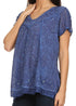 Sakkas Charolette Embroidery And Seqiun Accents Blouse