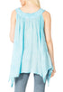 Sakkas Ligia Women's Sleeveless Tie Dye Tank Top: Classic Casual Loose Fit for Summer