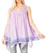 Sakkas Ligia Women's Sleeveless Tie Dye Tank Top: Classic Casual Loose Fit for Summer