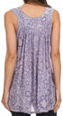 Sakkas Bohemian Summer Sleeveless Blouse