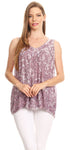 Sakkas Bohemian Summer Sleeveless Blouse