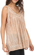 Sakkas Boho Love Sleeveless Blouse
