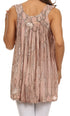Sakkas Boho Love Sleeveless Blouse