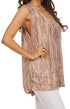 Sakkas Boho Love Sleeveless Blouse