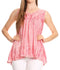 Sakkas Boho Love Sleeveless Blouse