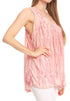 Sakkas Boho Love Sleeveless Blouse
