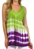 Sakkas Dakota Sky Sleeveless Blouse