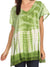 Sakkas Violet Embroidery Tie Dye Sequin Accents Blouse / Top
