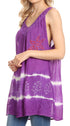 Sakkas Ruth Top batik sin mangas con cuello en V y corte relajado con lentejuelas bordadas
