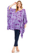 Sakkas Adalwin Desert Sun Lightweight Circle Ponch Tunic Top Blouse W / Embroidery