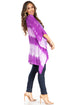 Sakkas Adalwin Second TieDye Desert Sun Circle Ponch Tunic Top Blouse W/Embroidery