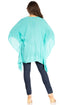 Blusa tipo túnica Sakkas Adalwin Third Tie Dye Desert Sun Circle Ponch con bordado