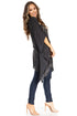 Blusa tipo túnica Sakkas Adalwin Third Tie Dye Desert Sun Circle Ponch con bordado