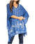 Blusa tipo túnica Sakkas Adalwin Third Tie Dye Desert Sun Circle Ponch con bordado