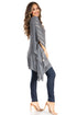 Blusa tipo túnica Sakkas Adalwin Third Tie Dye Desert Sun Circle Ponch con bordado