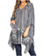 Blusa tipo túnica Sakkas Adalwin Third Tie Dye Desert Sun Circle Ponch con bordado