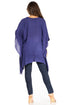 Blusa tipo túnica Sakkas Adalwin Third Tie Dye Desert Sun Circle Ponch con bordado
