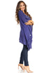 Blusa tipo túnica Sakkas Adalwin Third Tie Dye Desert Sun Circle Ponch con bordado