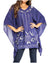 Blusa tipo túnica Sakkas Adalwin Third Tie Dye Desert Sun Circle Ponch con bordado