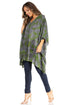Blusa tipo túnica Sakkas Adalwin Third Tie Dye Desert Sun Circle Ponch con bordado