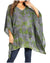 Blusa tipo túnica Sakkas Adalwin Third Tie Dye Desert Sun Circle Ponch con bordado