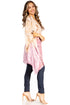 Blusa tipo túnica Sakkas Adalwin Third Tie Dye Desert Sun Circle Ponch con bordado