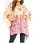 Blusa tipo túnica Sakkas Adalwin Third Tie Dye Desert Sun Circle Ponch con bordado