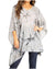 Blusa tipo túnica Sakkas Adalwin Third Tie Dye Desert Sun Circle Ponch con bordado
