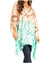 Blusa tipo túnica Sakkas Adalwin Third Tie Dye Desert Sun Circle Ponch con bordado