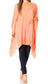Sakkas Wren Lightweight Circle Poncho Top Blouse With Detailed Embroidery
