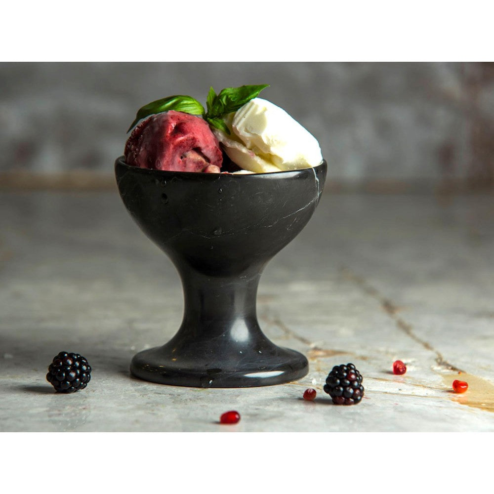 Marble Ice Cream Bowl Case Semi-Polished (D)5
