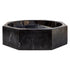 Toros Black Marble Octagonal Above-vanity Bathroom Sink Polished (D)16" (H)5"