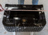Lavabo de baño de pared rectangular de mármol negro Toros pulido (ancho) 12" (largo) 19" (alto) 7"