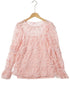 Trendy Pink Mesh Top