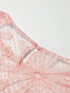 Trendy Pink Mesh Top