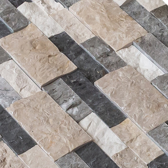 Tundra Gray Mix Ledger 3D Panel 6