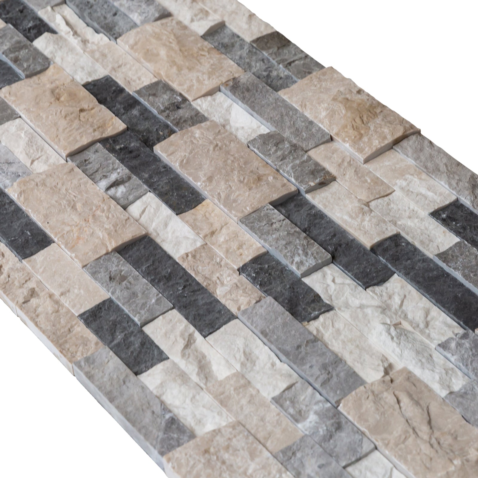 Tundra Gray Mix Ledger 3D Panel 6