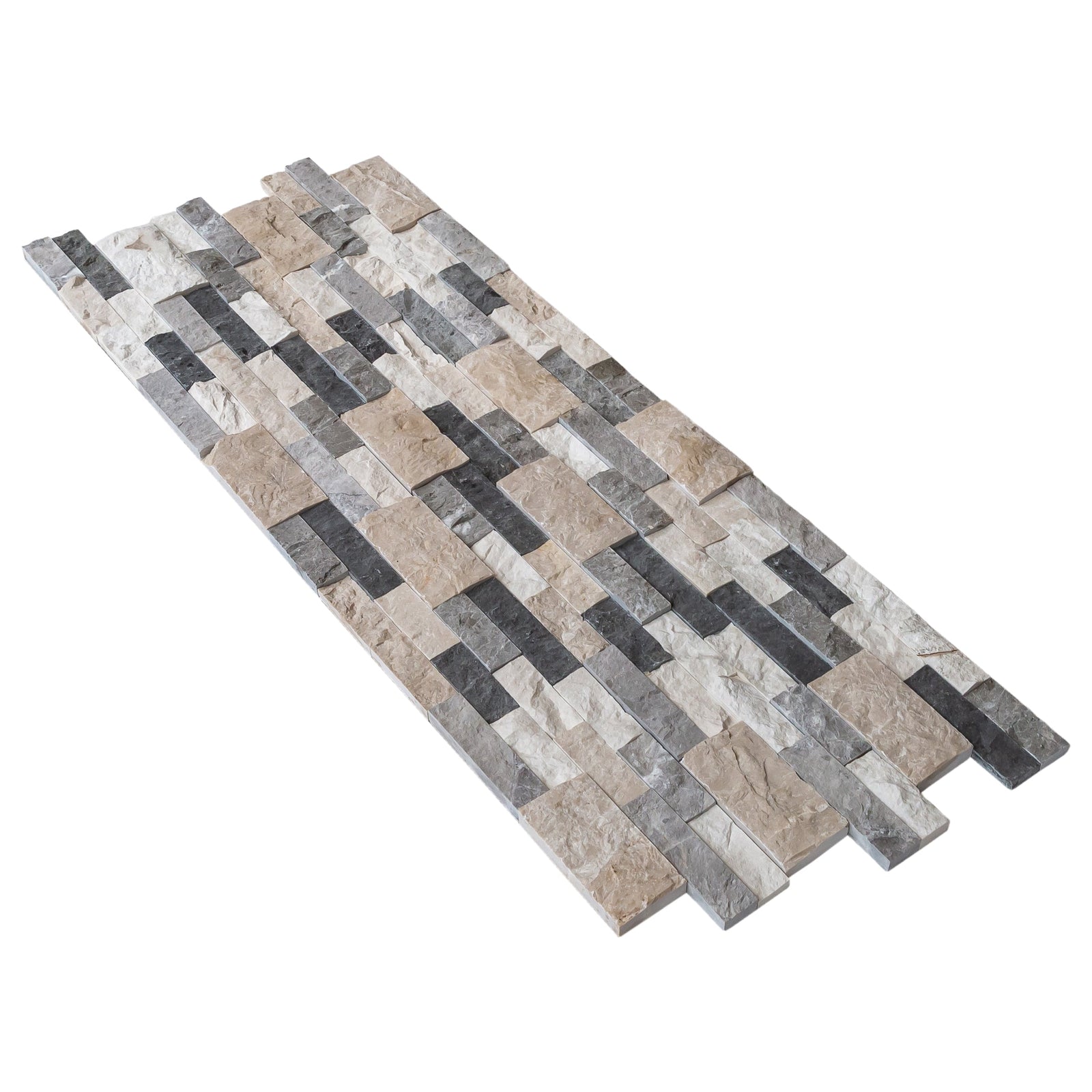 Tundra Gray Mix Ledger 3D Panel 6