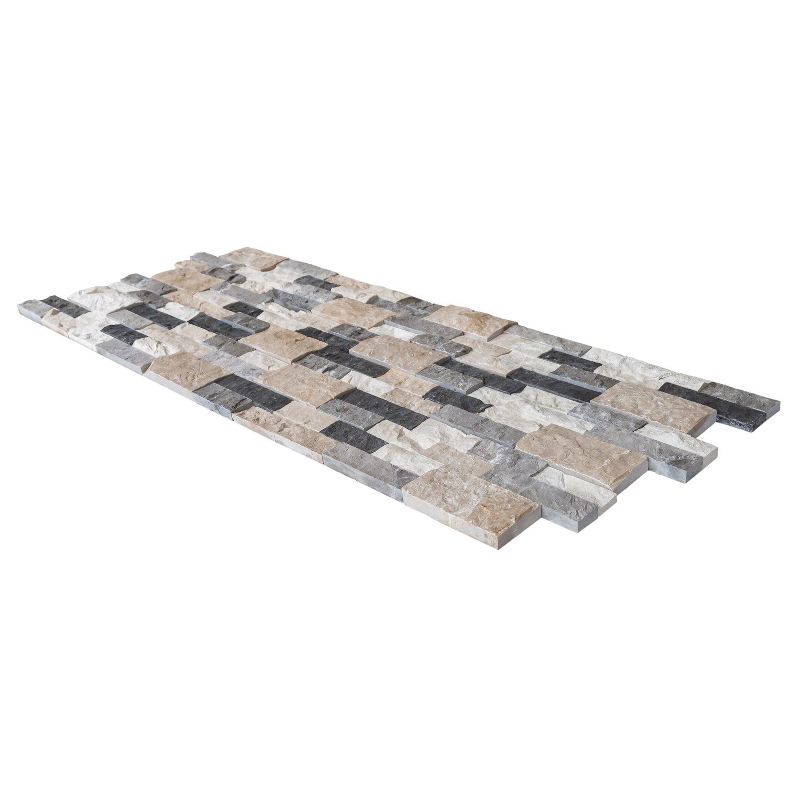 Tundra Gray Mix Ledger 3D Panel 6