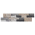 Tundra Gray Mix Ledger 3D Panel 6"x24" Split-face Marble Wall Tile - Full Truckload