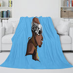 Tupac Amaru Shakur Flannel Blanket Fleece Throw Blanket Bedding Sets