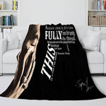 Tupac Amaru Shakur Flannel Blanket Fleece Throw Blanket Bedding Sets