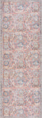 Alfombra lavable Urpi en rosa y azul - Oferta
