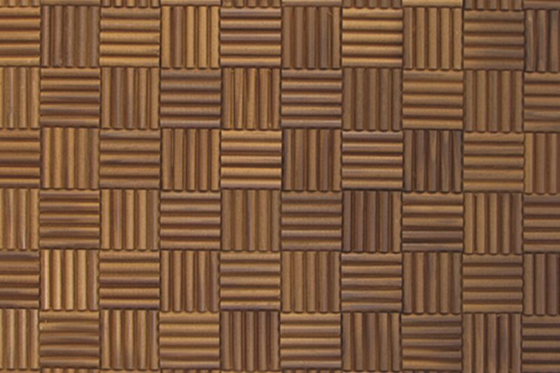 US Pine Madlen Thermowood Mesh-mounted Mosaic Wall Tile - Livfloors Collection