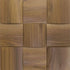 US Walnut Big Straw Mesh-mounted Wood Mosaic Wall Tile - Livfloors Collection