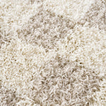 Alfombra de cuadros marrón claro Atira