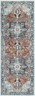 Alfombra lavable Cabacungan azul y óxido - Liquidación